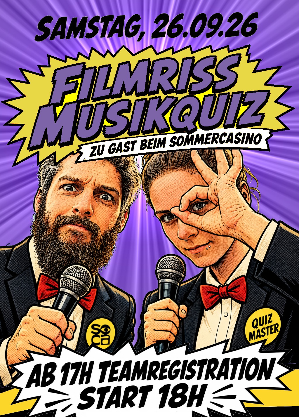 Filmriss Musikquiz | 202 Jahre Sommercasino Basel